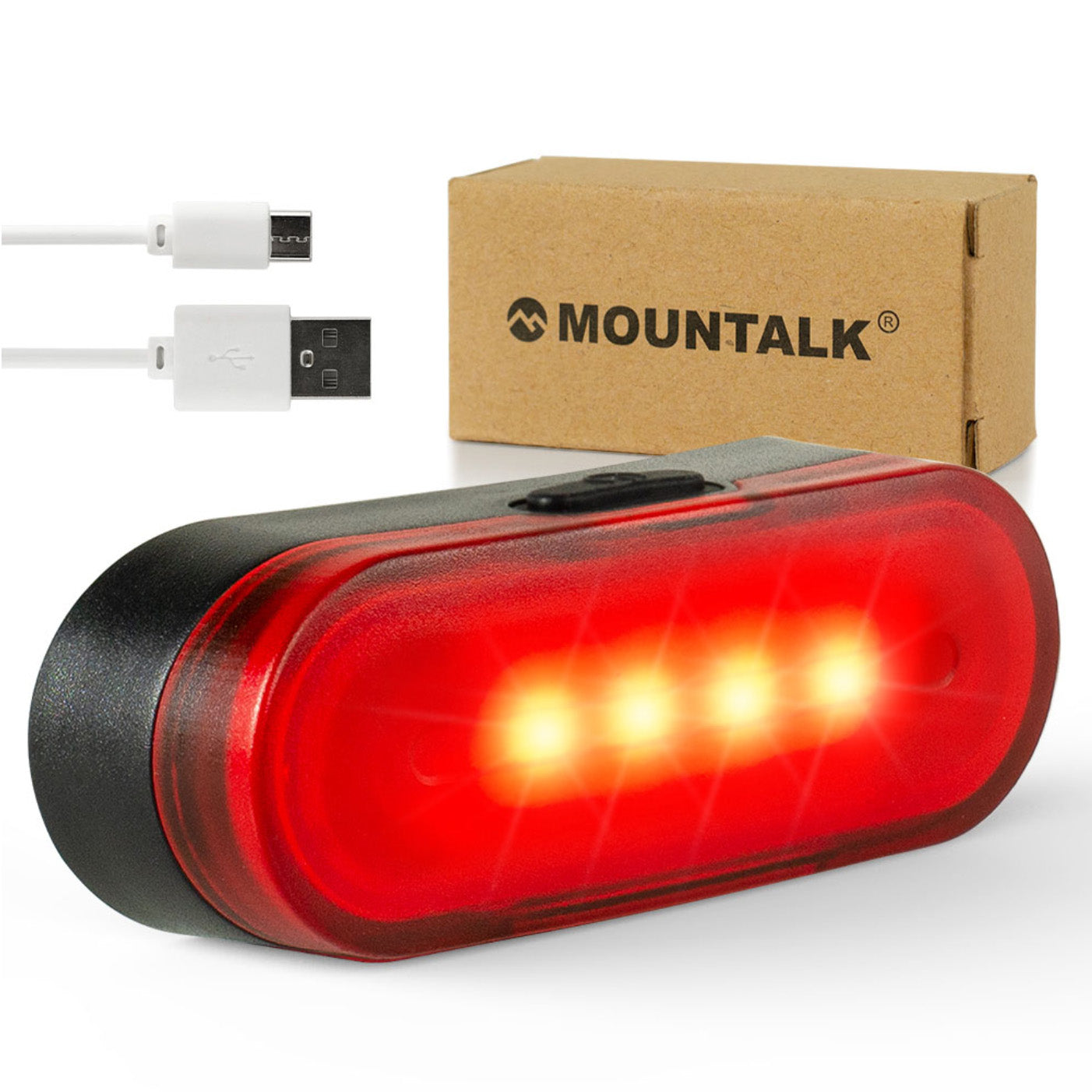 MOUNTALK Bike Helmet Rear Light