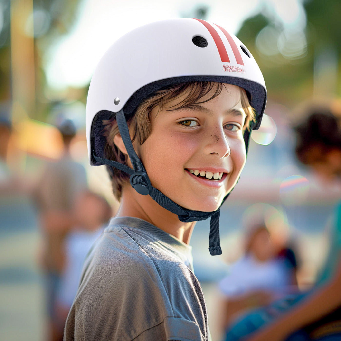 MOUNTALK Adjustable Bike/Skateboard/Skate Helmet,Matte