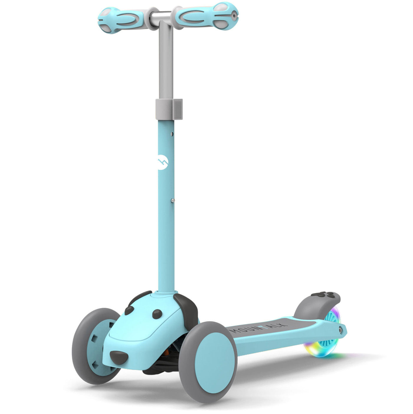 MOUNTALK 3 Wheels Foldable Kids Scooter with Adjustable Heights and LED Wheel