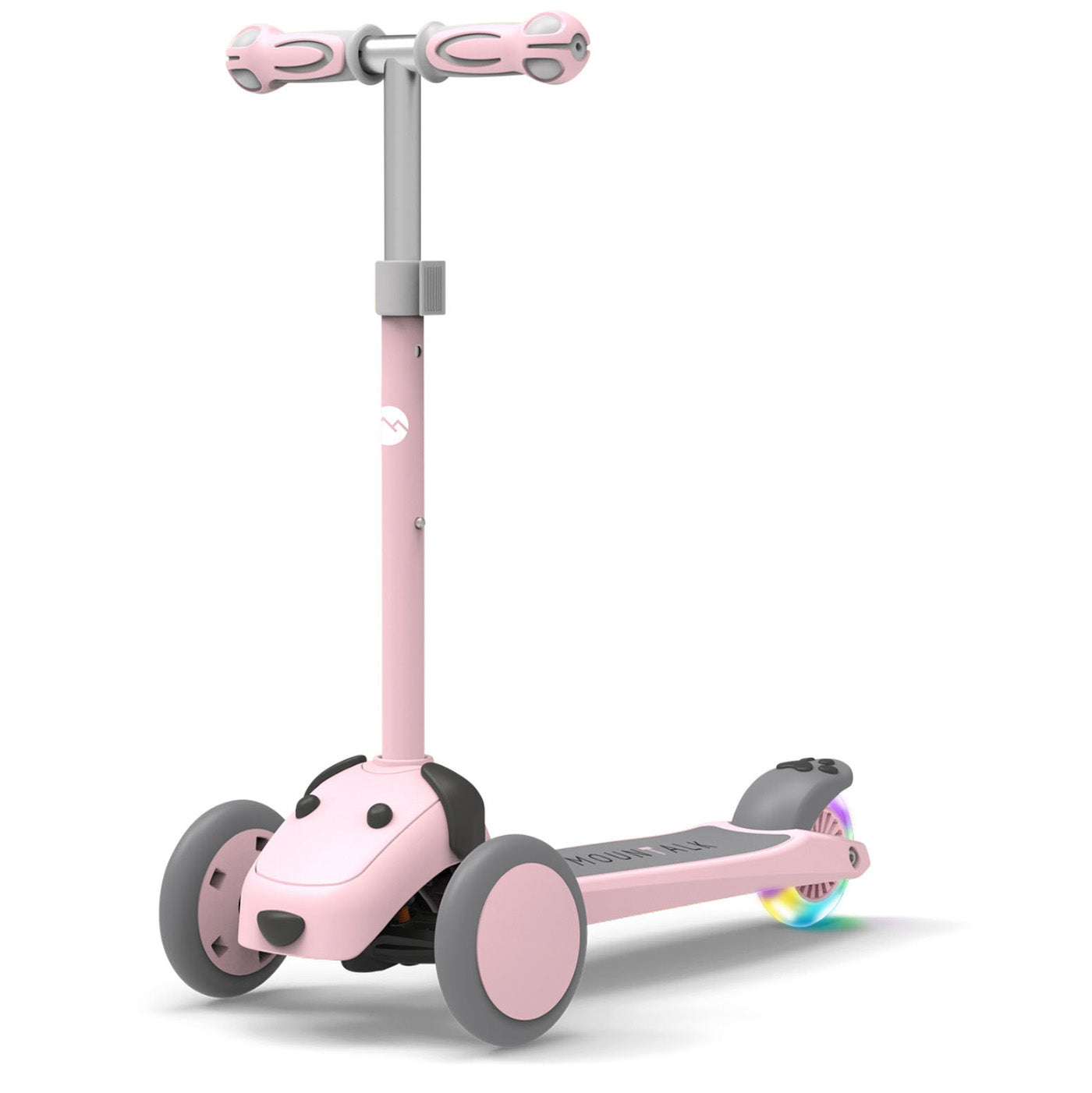 MOUNTALK 3 Wheels Foldable Kids Scooter with Adjustable Heights and LED Wheel