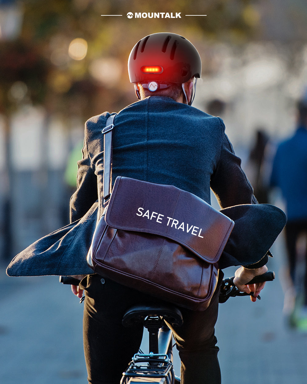 MOUNTALK Bike Helmet Rear Light