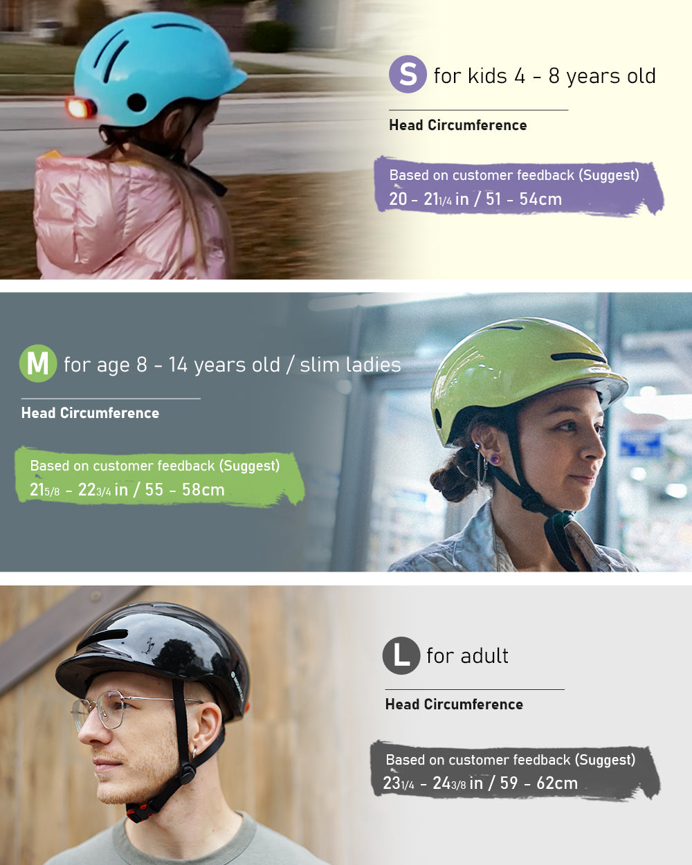 MOUNTALK Bike Helmets with Magnetic Light