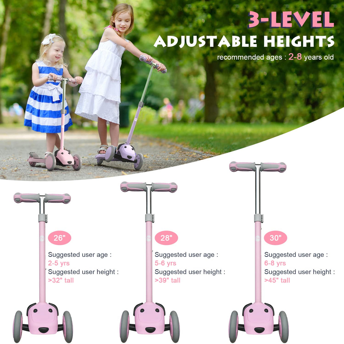 MOUNTALK 3-wheel mini kick scooter for toddlers, image 2