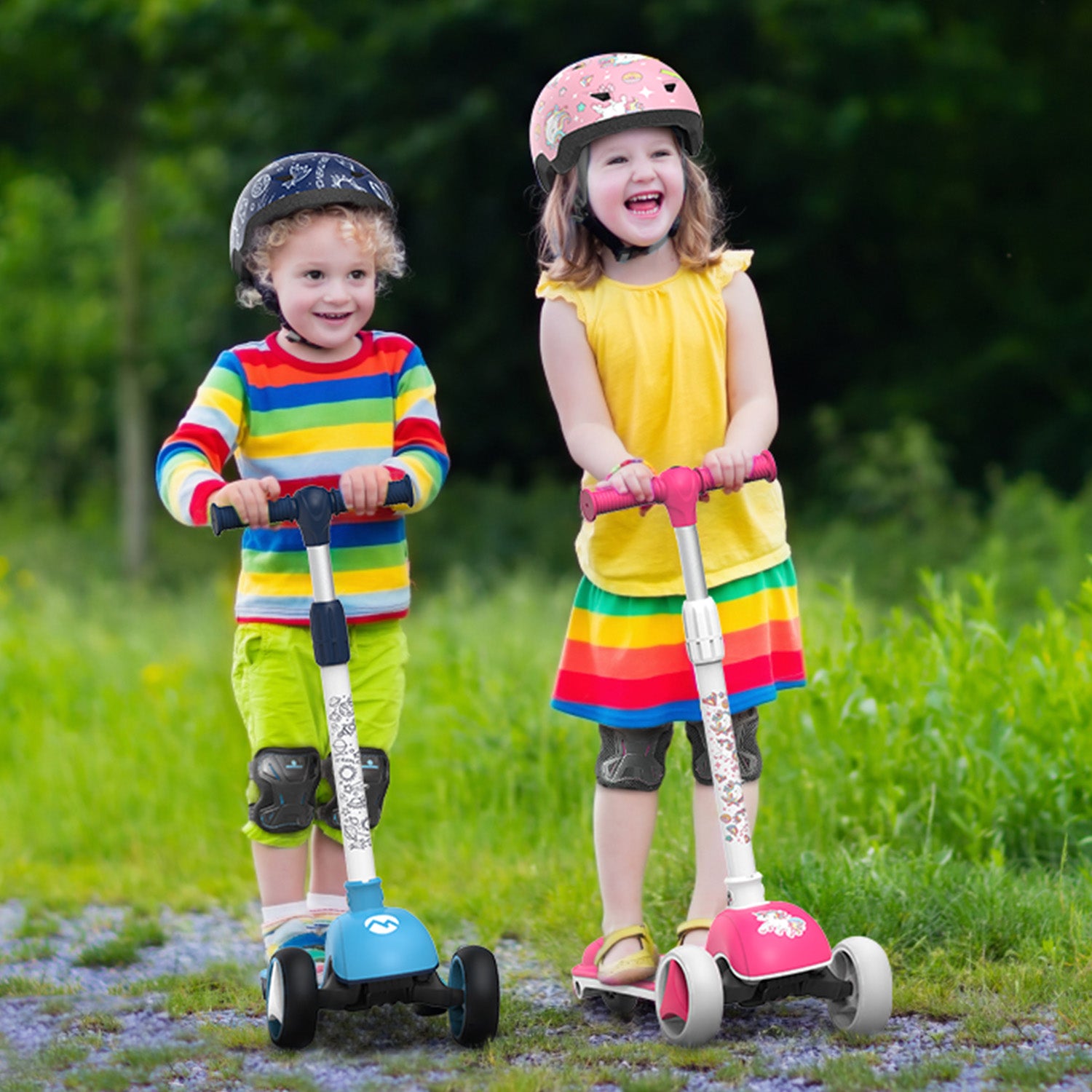 Kids 3 wheel scooter