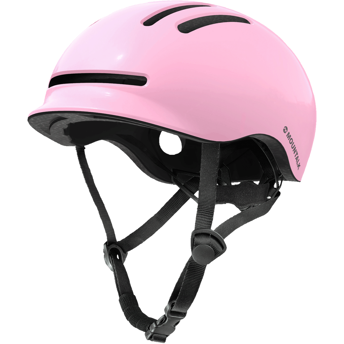 Bike Helmets for Adults with Magnetic Light, Shiny Pink