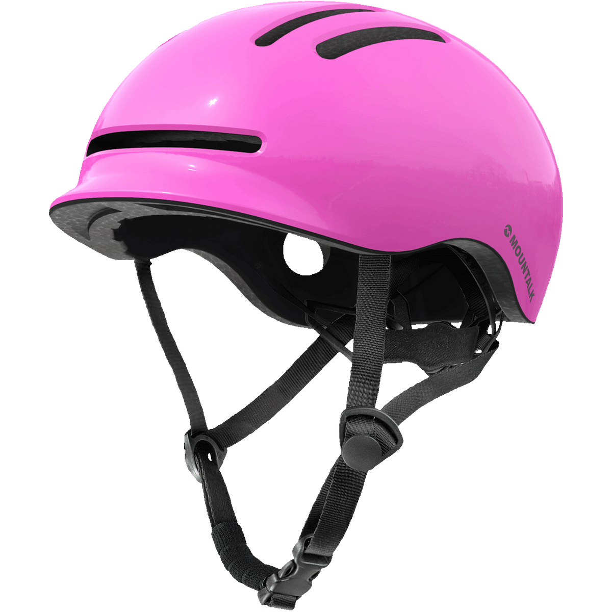 Bike Helmets for Adults with Magnetic Light，Shiny Rose Pink