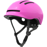 Bike Helmets for Adults with Magnetic Light，Shiny Rose Pink