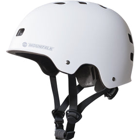 Bicycle and Skateboard Helmets for Adults, Matte White