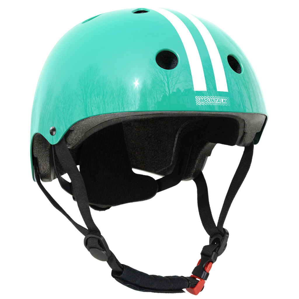 bike helmet skateboard MOUNTALK Adjustable Bike/Skateboard/Skate Helmet,Shiny