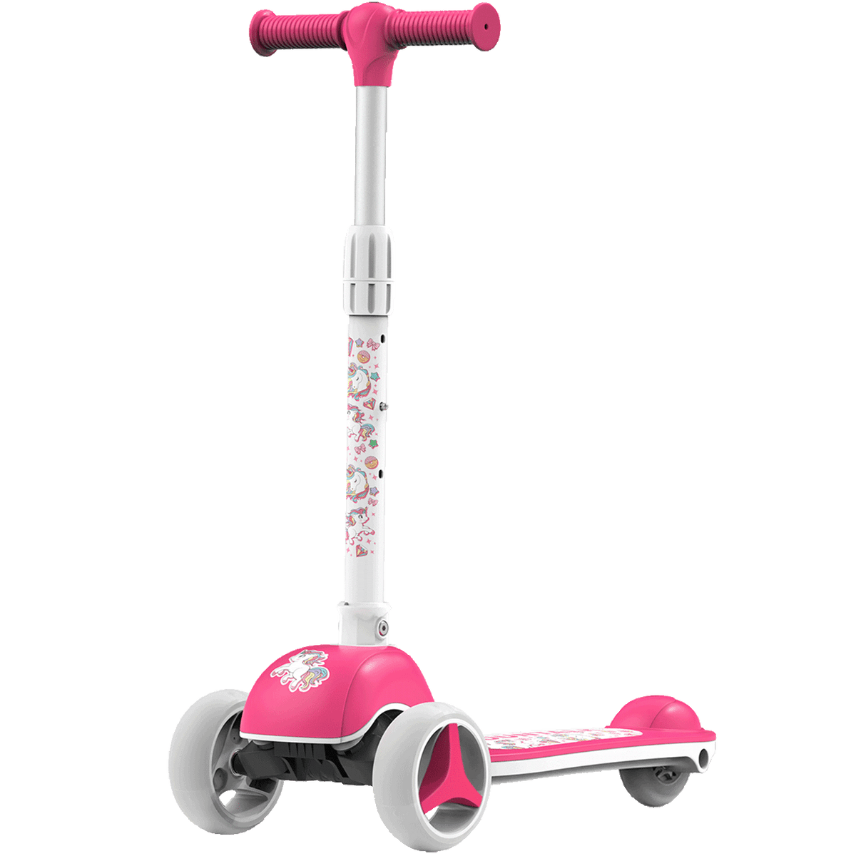 MOUNTALK Toddler Foldable Scooter for Kids，Unicorn