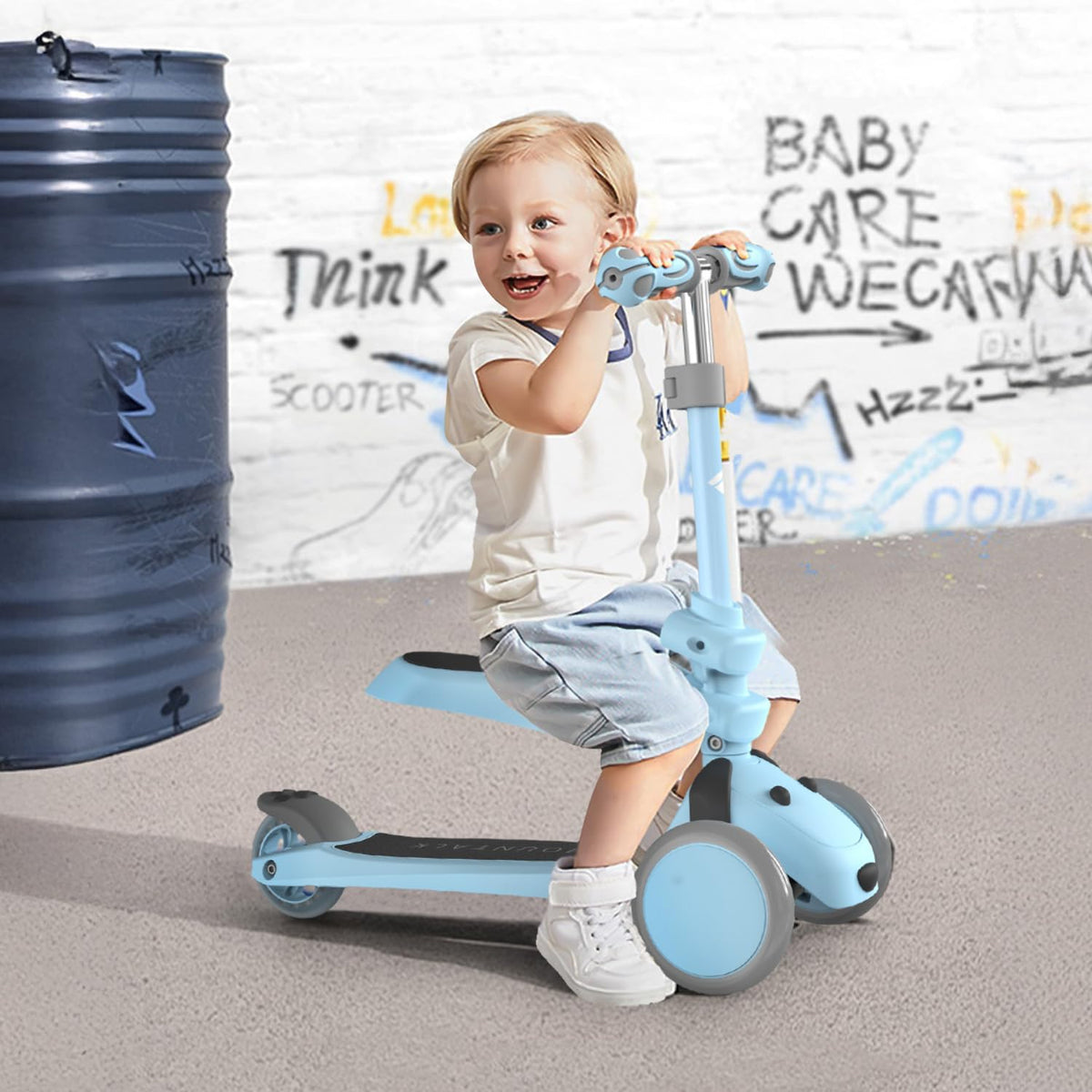MOUNTALK 2-in-1 toddler scooter with seat, image 5