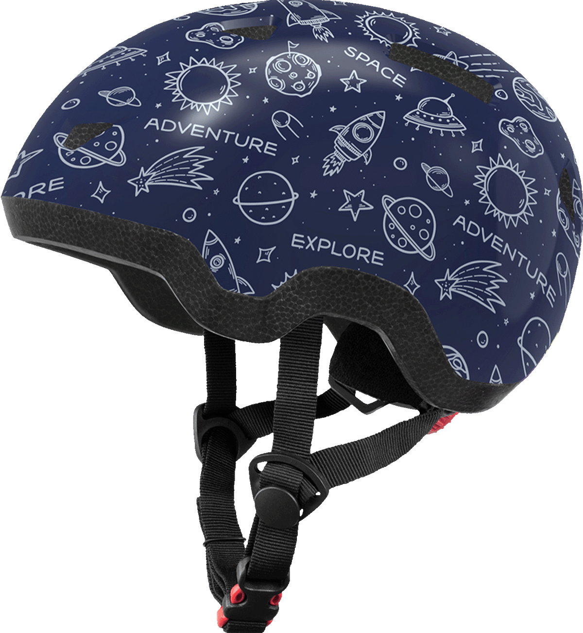 Kids/Toddler Bike/Skateboard Helmet, Blue Galaxy