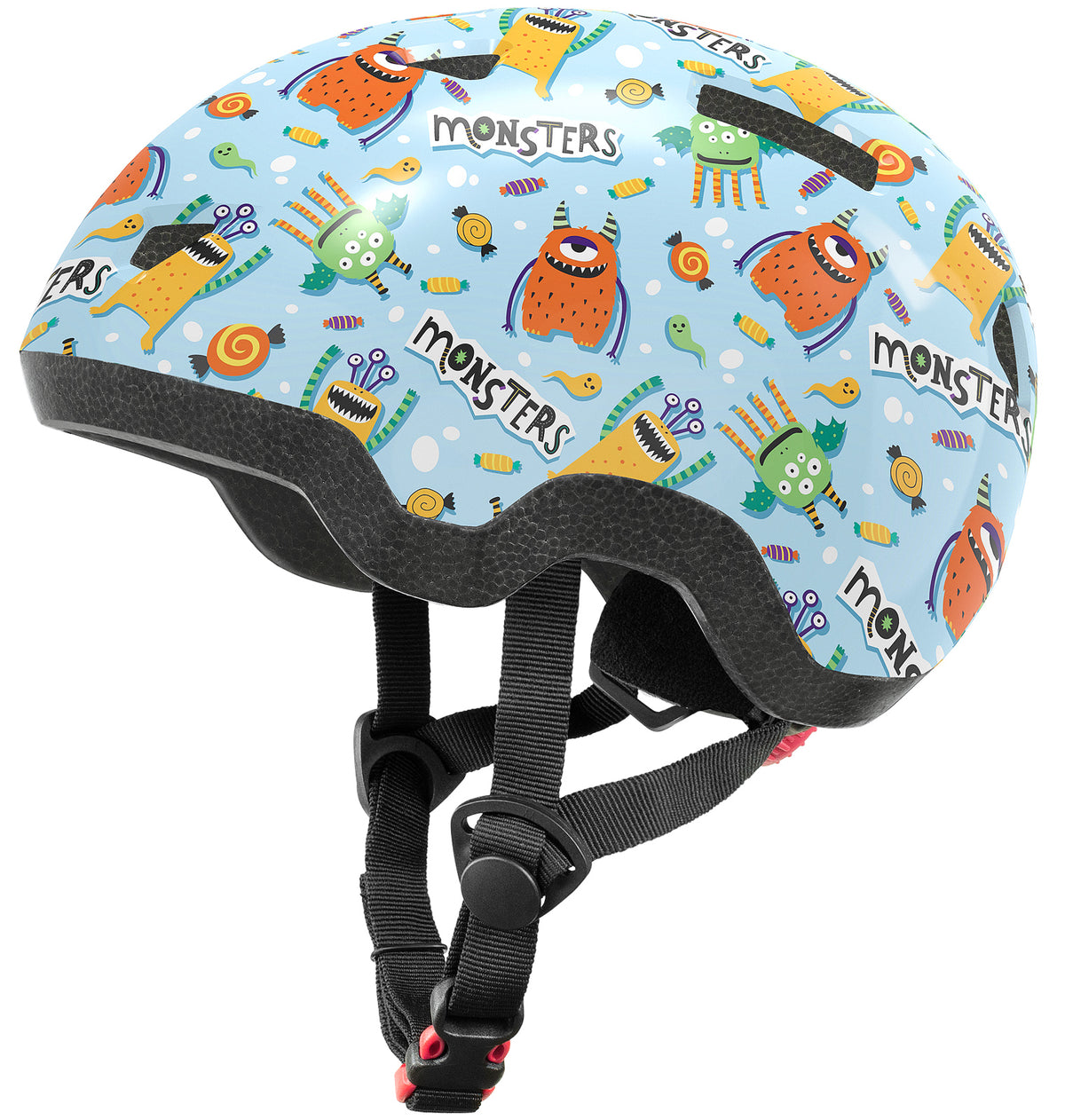 Kids/Toddler Bike/Skateboard Helmet, Blue Monster